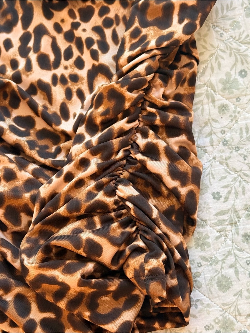 Y2k Sofia Jeans leopard print one shoulder top - Picture 4 of 5